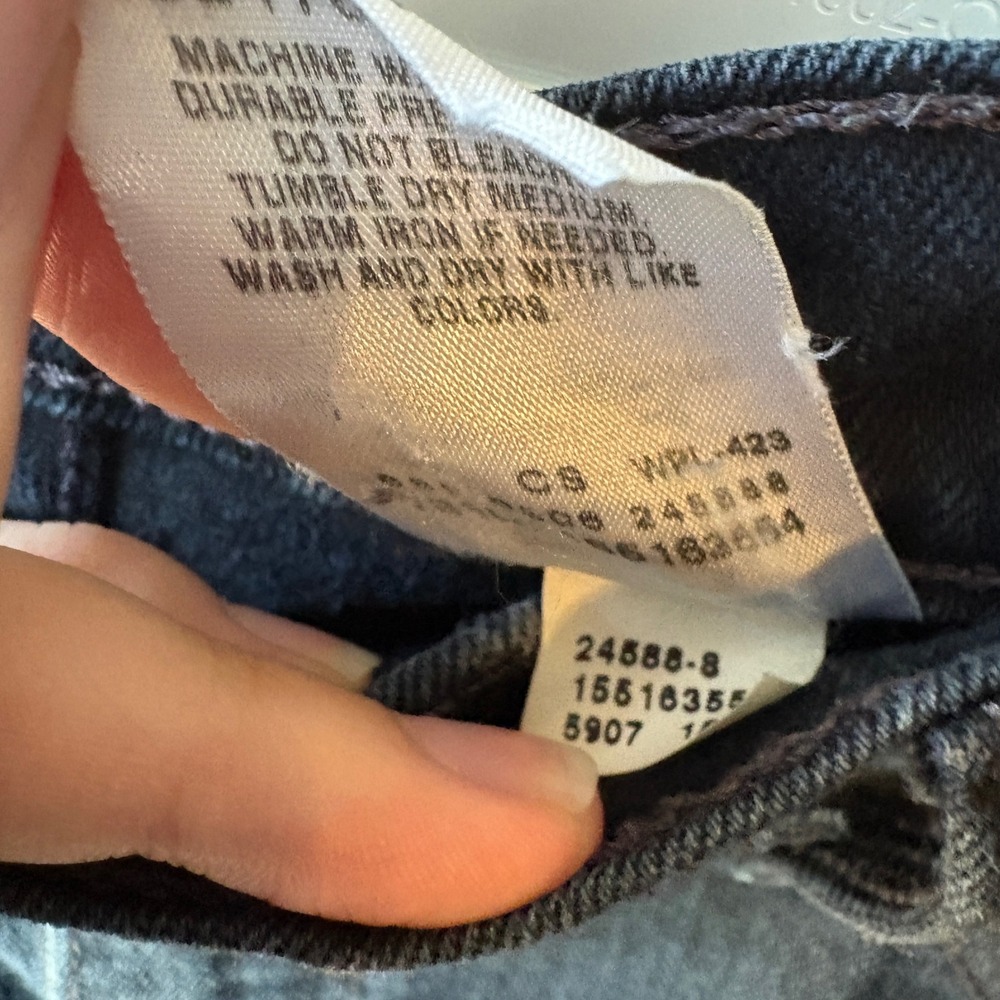 Levi's‎ 515 Retro Bootcut Jeans Womens 12L Western Blue Dark Wash Denim Stretch - Picture 4 of 9